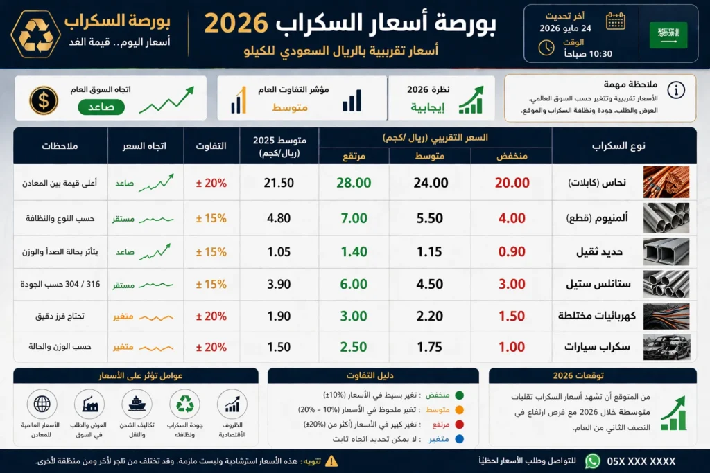 اسعار شراء سكراب جدة اليوم